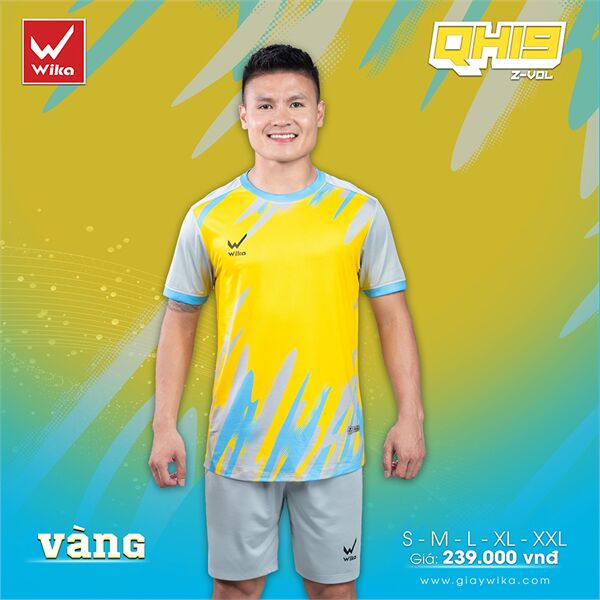 Quần áo bóng đá Wika QH19 Z-Vol